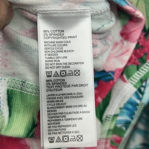 Tommy Bahama Floral Jacket Womens Medium Full Multicolor Tropical Beach Vacation - Picture 7 of 8